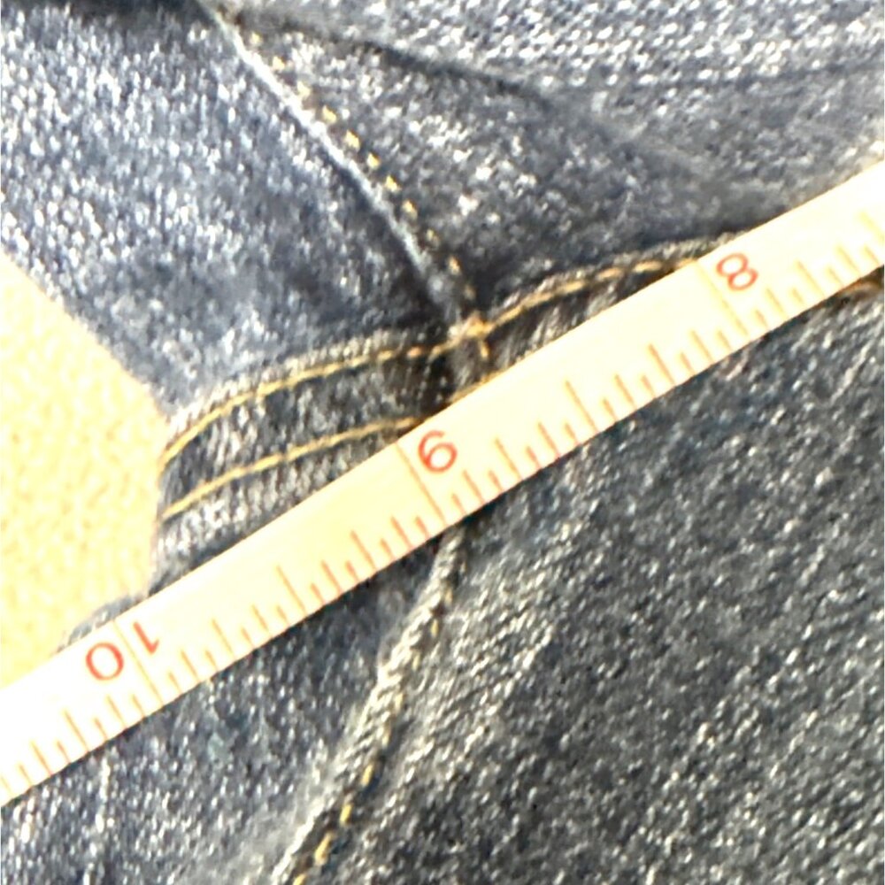 American Eagle Stretch Boy Fit Distressed Denim Jeans Size 6 - Picture 6 of 6